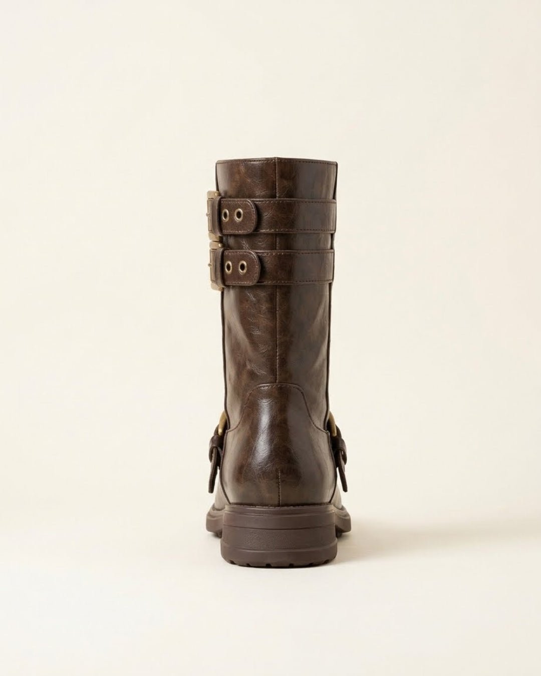 The Vittoria | Buckled Leather Boot - SORENNA