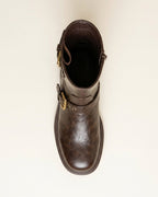 The Vittoria | Buckled Leather Boot - SORENNA