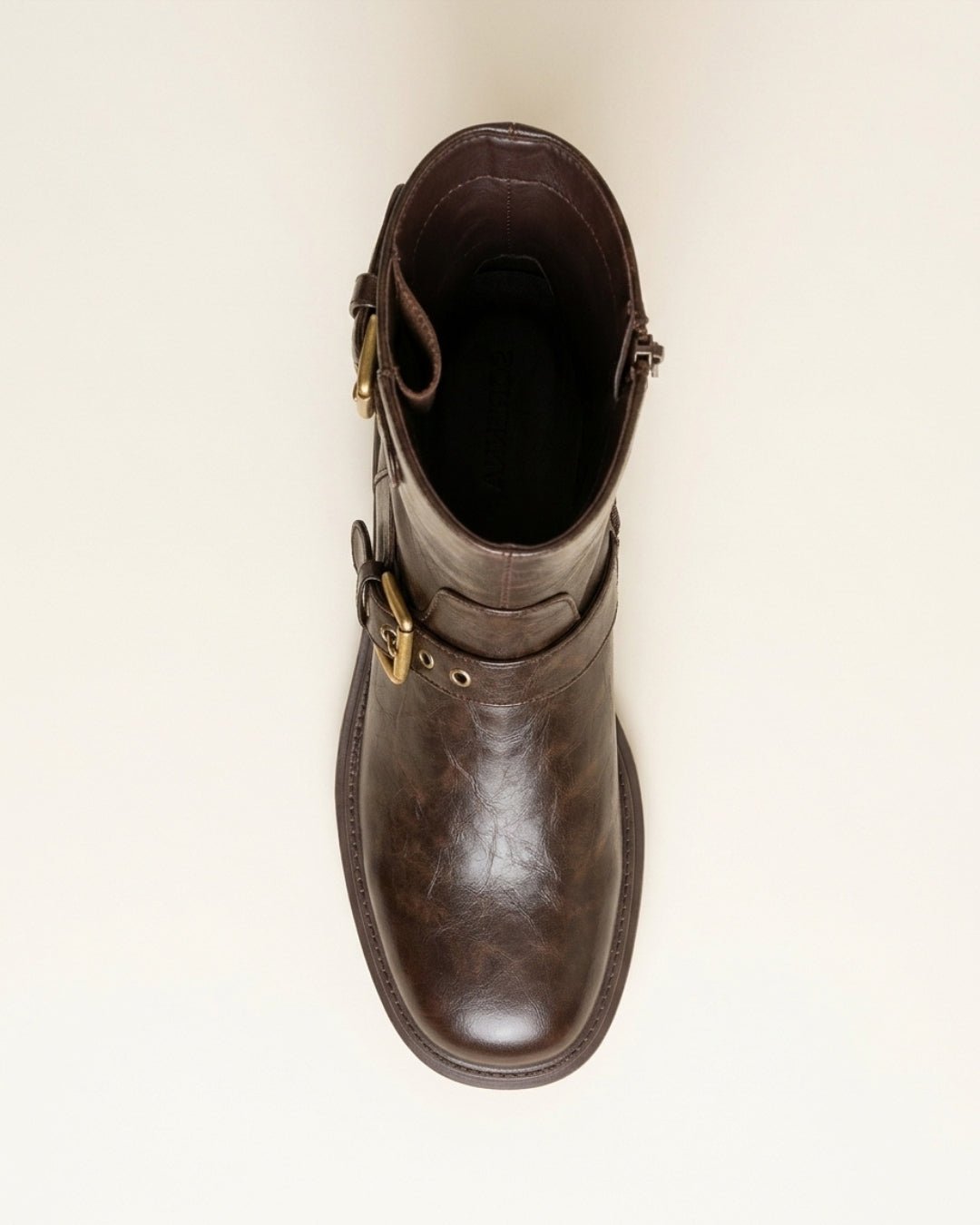 The Vittoria | Buckled Leather Boot - SORENNA