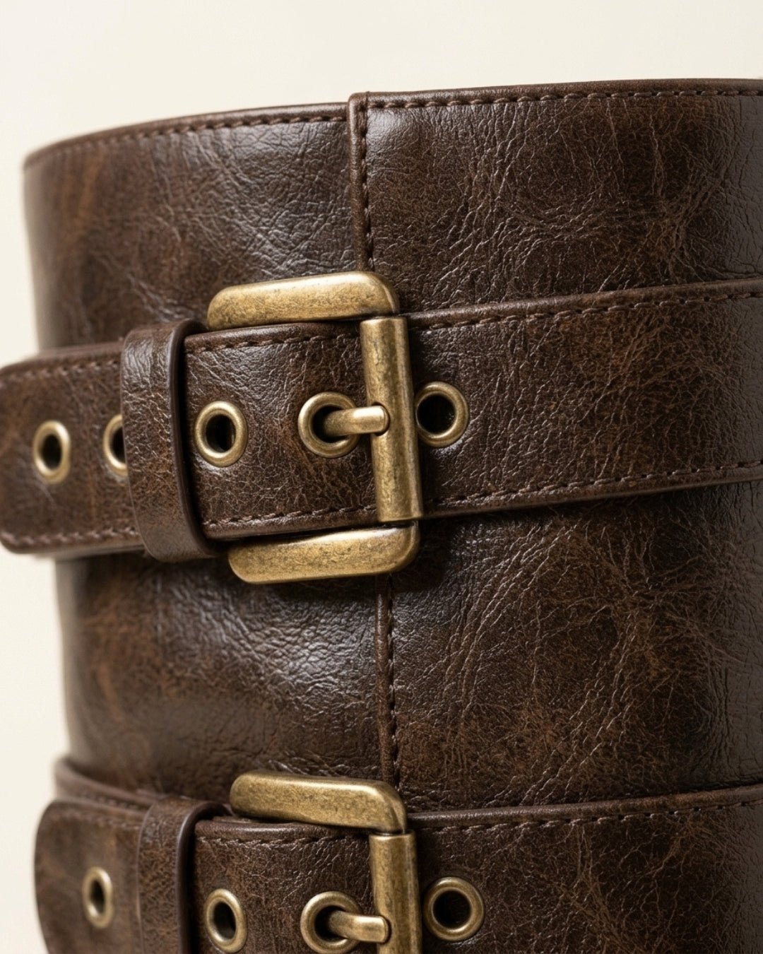 The Vittoria | Buckled Leather Boot - SORENNA