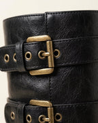 The Vittoria | Buckled Leather Boot - SORENNA
