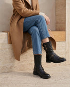 The Vittoria | Buckled Leather Boot - SORENNA